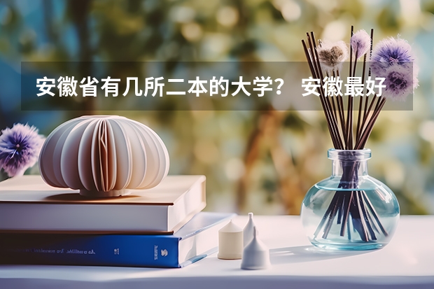 安徽省有几所二本的大学？ 安徽最好的民办二本大学