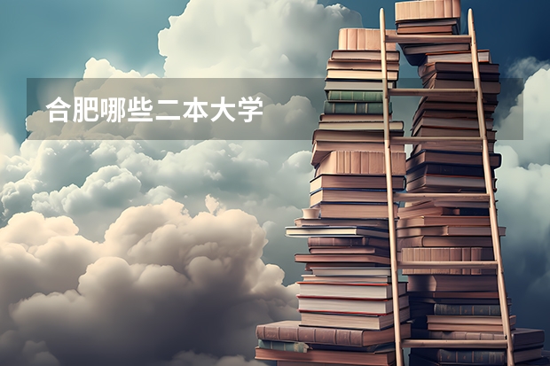 合肥哪些二本大学