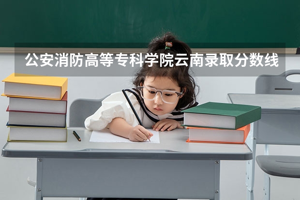公安消防高等专科学院云南录取分数线多少