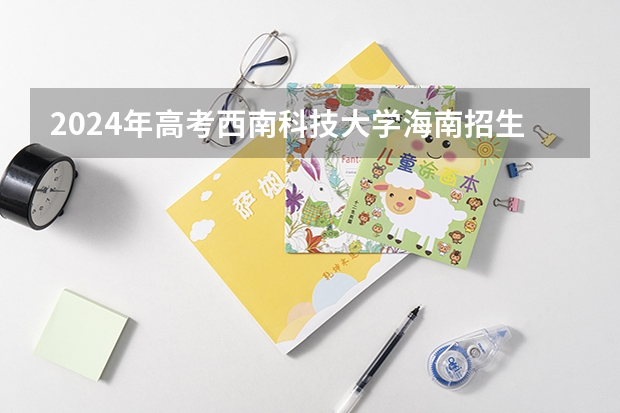 2024年高考西南科技大学海南招生计划 招生人数