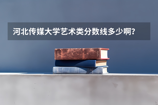 河北传媒大学艺术类分数线多少啊？
