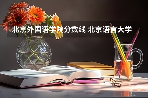 北京外国语学院分数线 北京语言大学阿拉伯语分数线