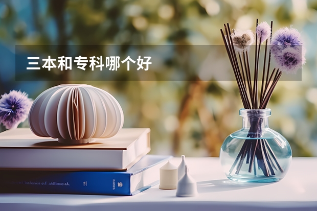 三本和专科哪个好