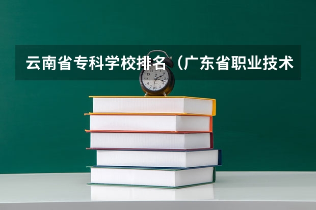 云南省专科学校排名（广东省职业技术学院排名前十）