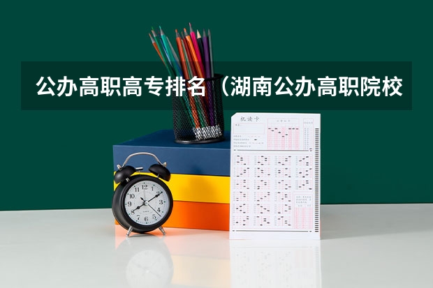 公办高职高专排名（湖南公办高职院校排名）