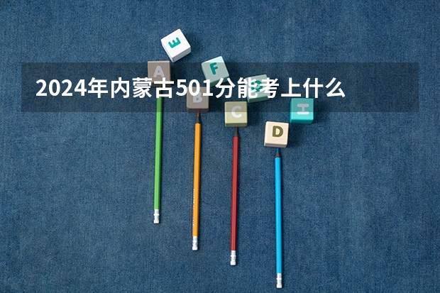 2024年内蒙古501分能考上什么大学？