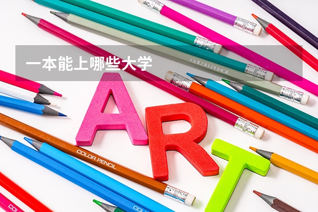 一本能上哪些大学