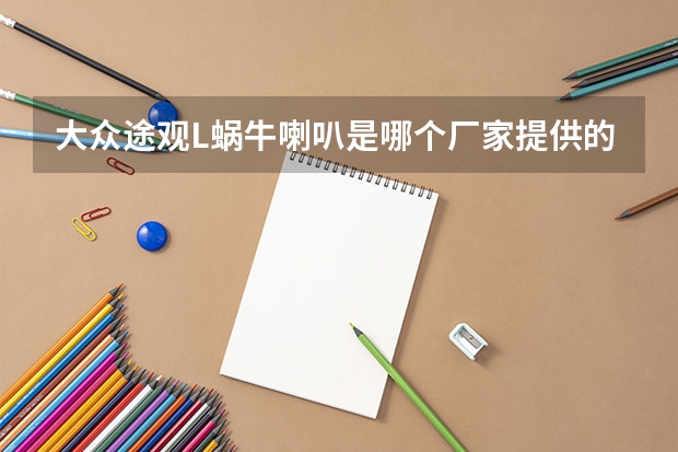 大众途观L蜗牛喇叭是哪个厂家提供的