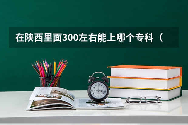 在陕西里面300左右能上哪个专科（高职）院校？