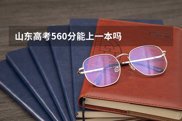 山东高考560分能上一本吗