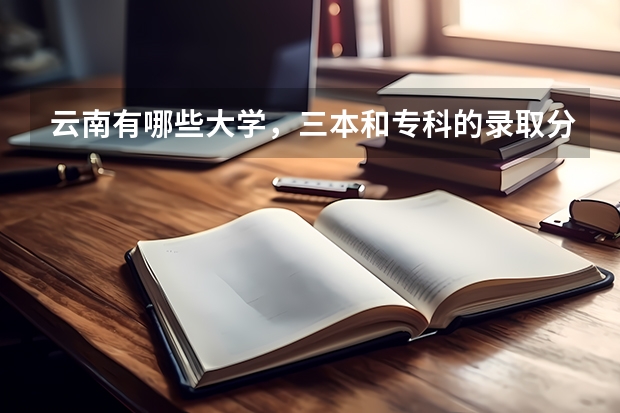 云南有哪些大学,三本和专科的录取分数线都是多少了?