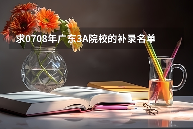 求07.08年广东3A院校的补录名单 我是09山西的美术生,想走三本考了279,三本线286,补录有希望走四川音乐学院绵阳艺术学院么?
