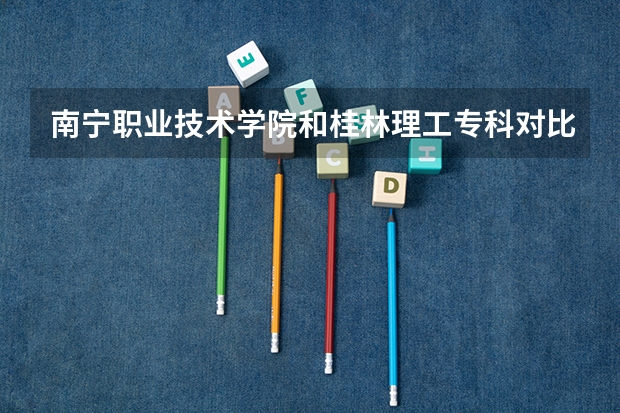 南宁职业技术学院和桂林理工专科对比哪个好点？