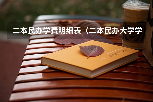 二本民办学费明细表（二本民办大学学费太贵了）