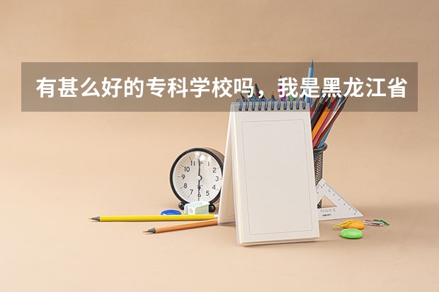 有甚么好的专科学校吗，我是黑龙江省的，要国家承认的，