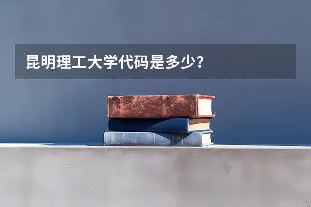 昆明理工大学代码是多少？