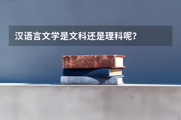 汉语言文学是文科还是理科呢？