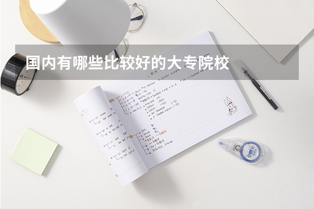 国内有哪些比较好的大专院校