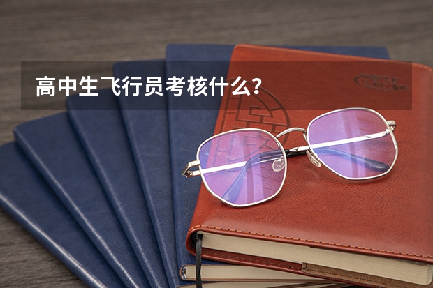 高中生飞行员考核什么？