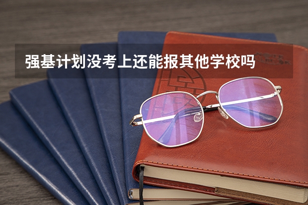 强基计划没考上还能报其他学校吗