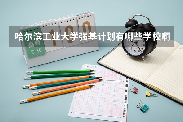 哈尔滨工业大学强基计划有哪些学校啊？