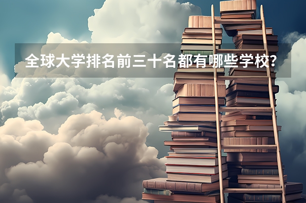 全球大学排名前三十名都有哪些学校？