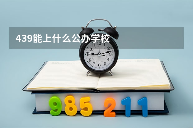 439能上什么公办学校