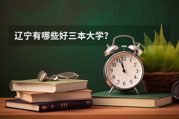 辽宁有哪些好三本大学?