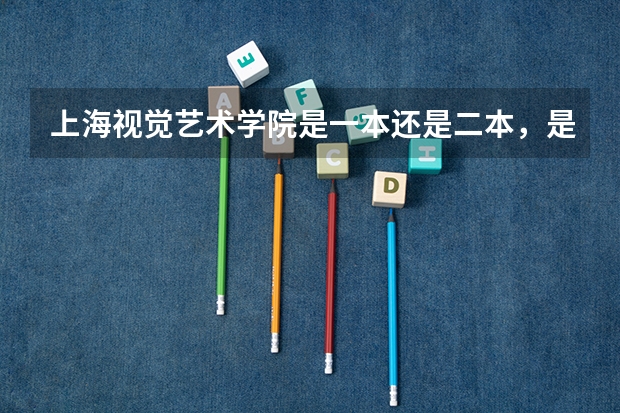 上海视觉艺术学院是一本还是二本，是民办的还是公办。其性质与上海其他哪些艺术类大学一样。