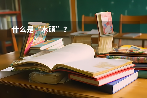 什么是“水硕”？