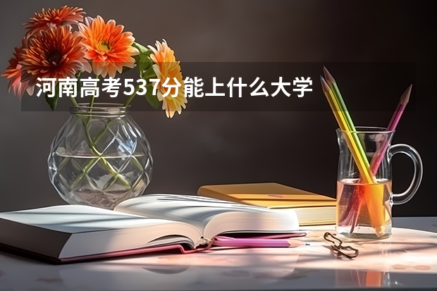河南高考537分能上什么大学