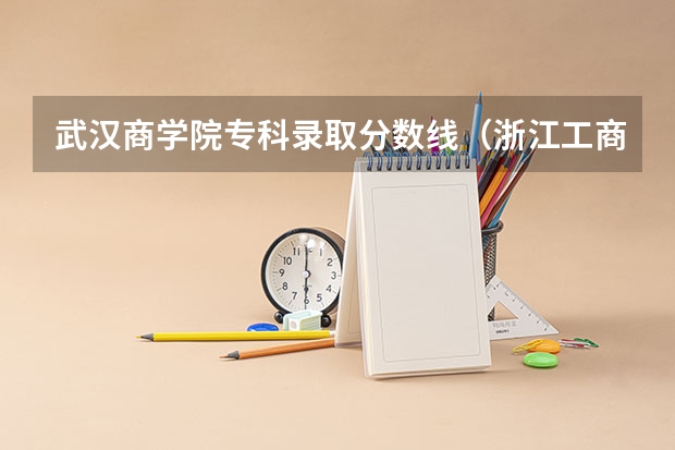 武汉商学院专科录取分数线（浙江工商大学杭州商学院分数线）