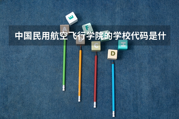 中国民用航空飞行学院的学校代码是什么
