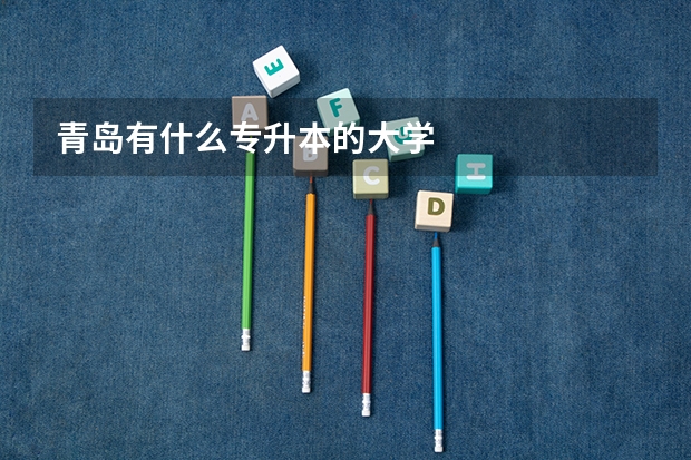 青岛有什么专升本的大学