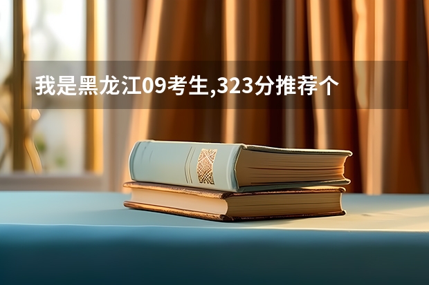 我是黑龙江09考生,323分.推荐个哈尔滨的专科学校(黑龙江建筑职业技术学院录取分数线)