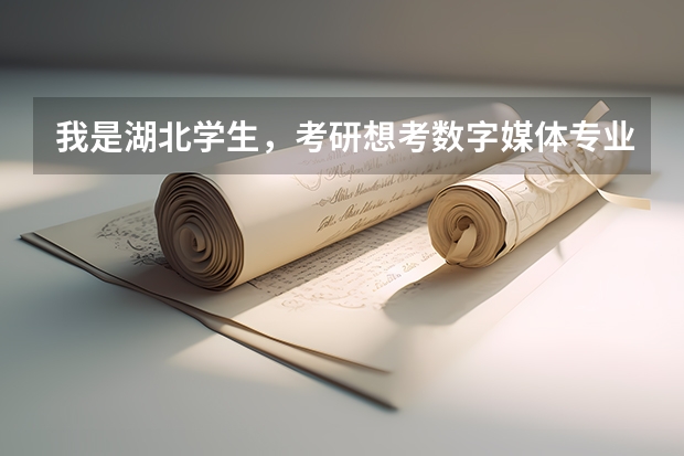 我是湖北学生,考研想考数字媒体专业,中传和南艺哪个考上的几率大一点啊?