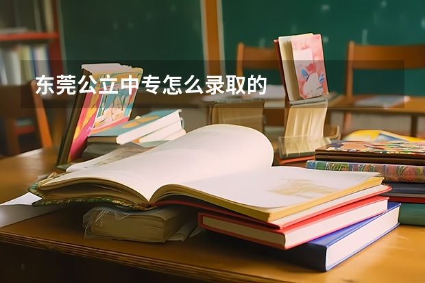 东莞公立中专怎么录取的