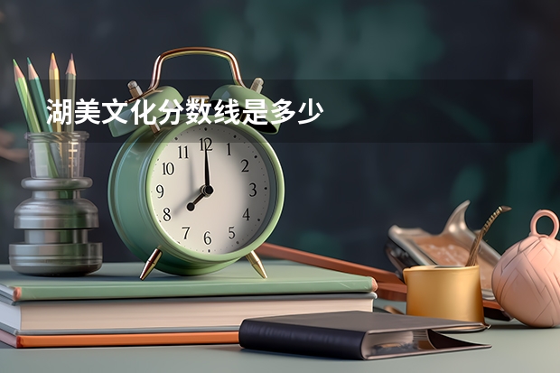 湖美文化分数线是多少.
