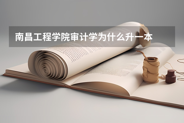 南昌工程学院审计学为什么升一本