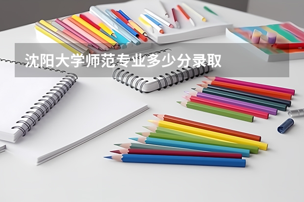 沈阳大学师范专业多少分录取
