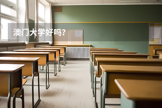澳门大学好吗？