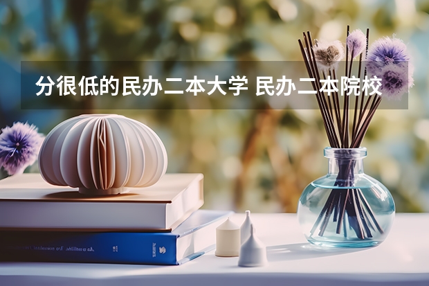 分很低的民办二本大学 民办二本院校排名及分数线