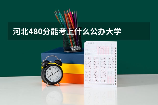 河北480分能考上什么公办大学