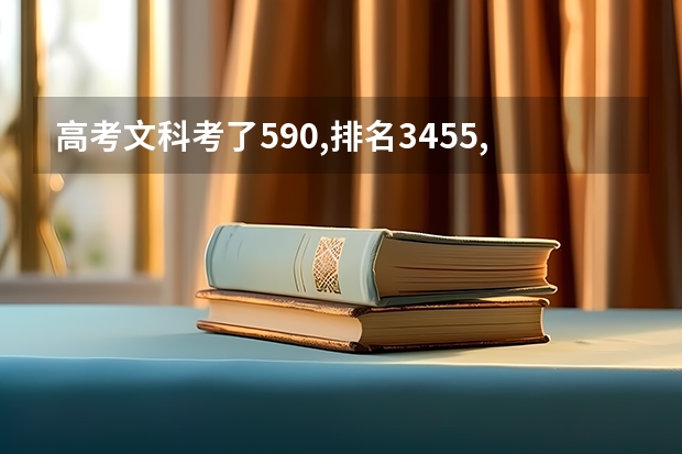 高考文科考了590,排名3455,福建的,想去外省的本一,能报哪里,急啊=  =