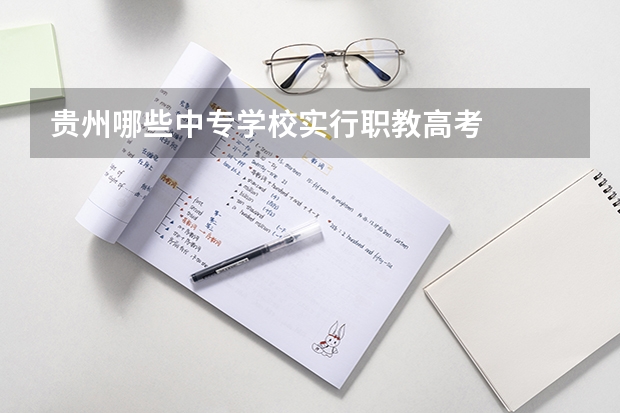 贵州哪些中专学校实行职教高考